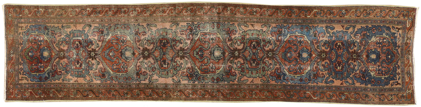 3 x 10 Antique Hamadan Rug 74475