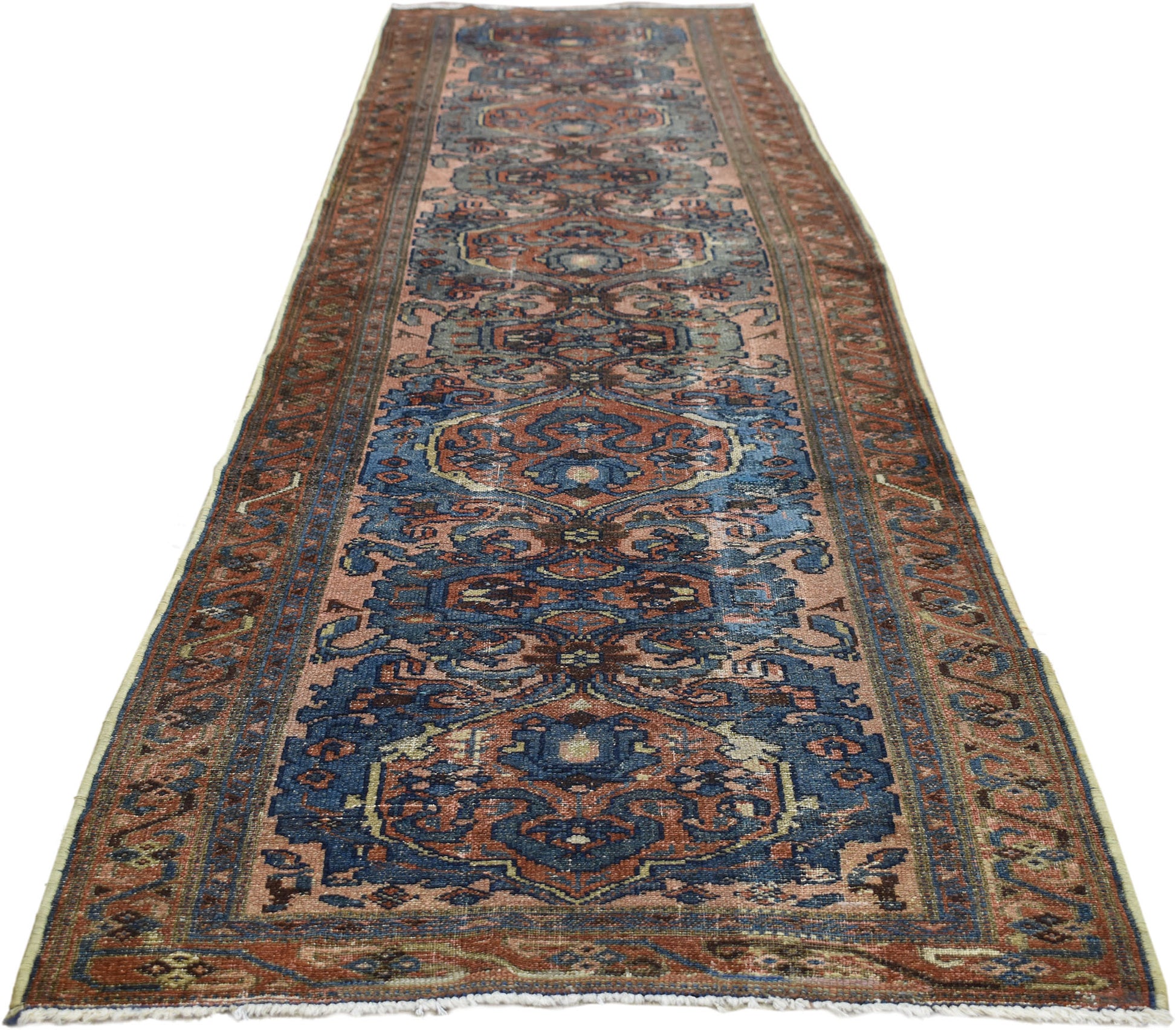 3 x 10 Antique Hamadan Rug 74475