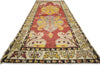 4 x 10 Vintage Turkish Oushak Rug 74476