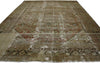 10 x 14 Antique-Worn Persian Mahal Rug 74479