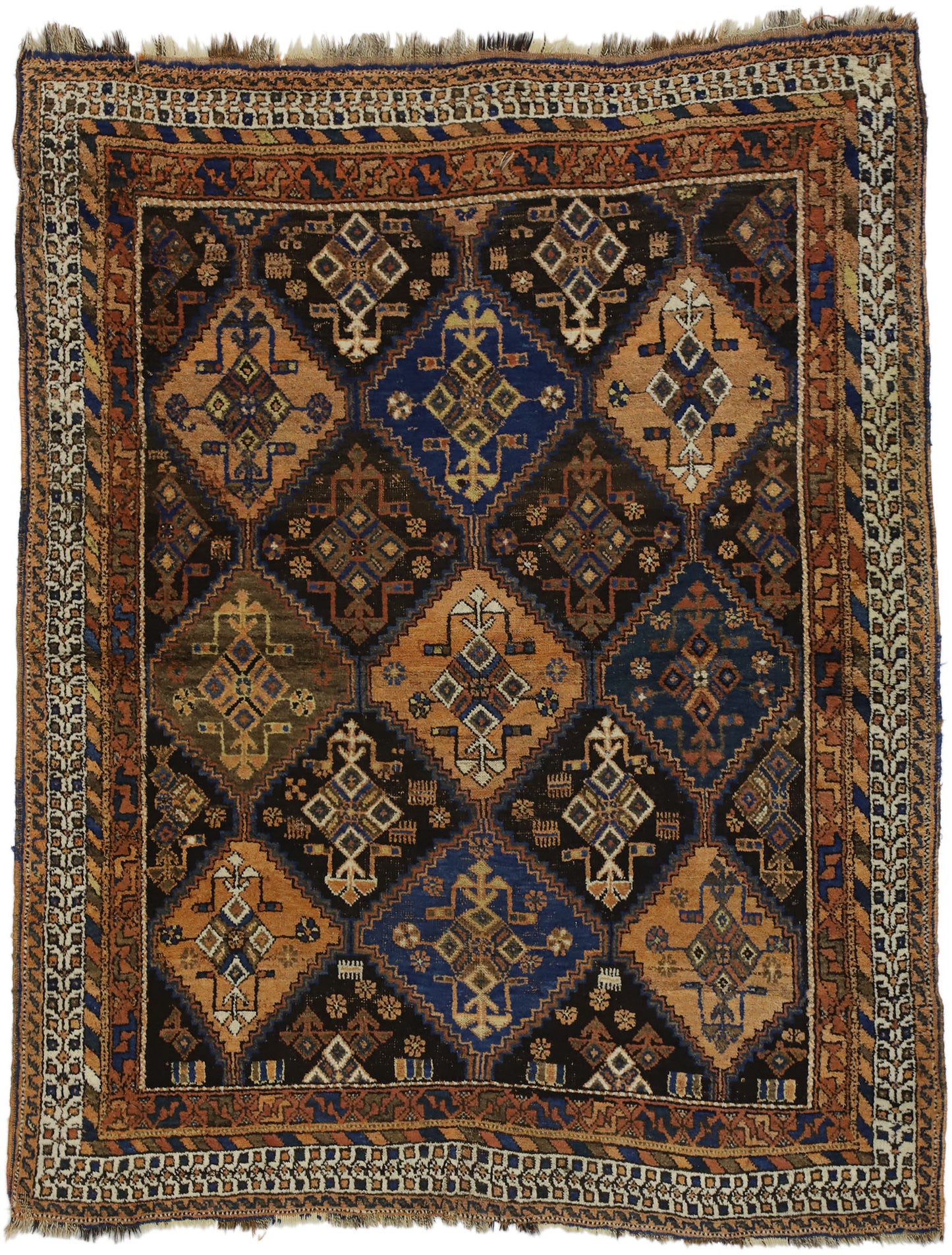 5 x 6 Antique Persian Afshar Rug 74482