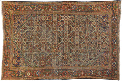8 x 11 Antique Mahal Rug 74483