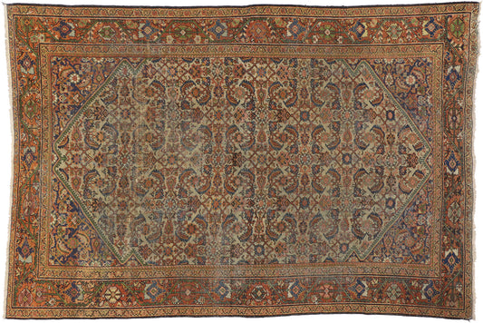 8 x 11 Antique Mahal Rug 74483