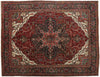 10 x 13 Vintage Persian Heriz Ahar Rug 74497