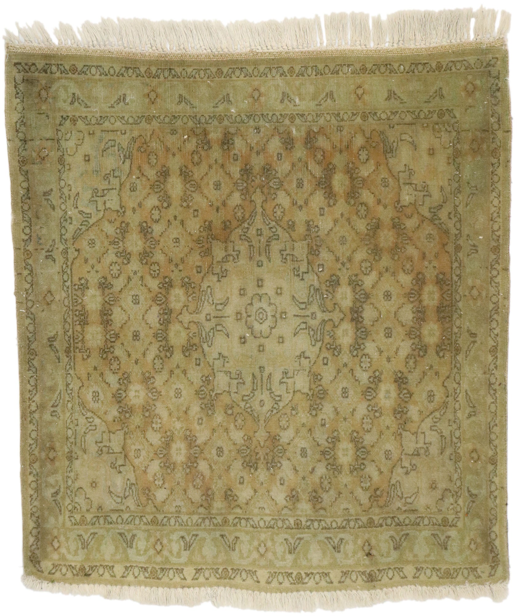 2 x 3 Antique Persian Bijar Rug 74499