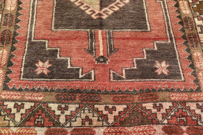 3 x 7 Vintage Turkish Oushak Rug 74501