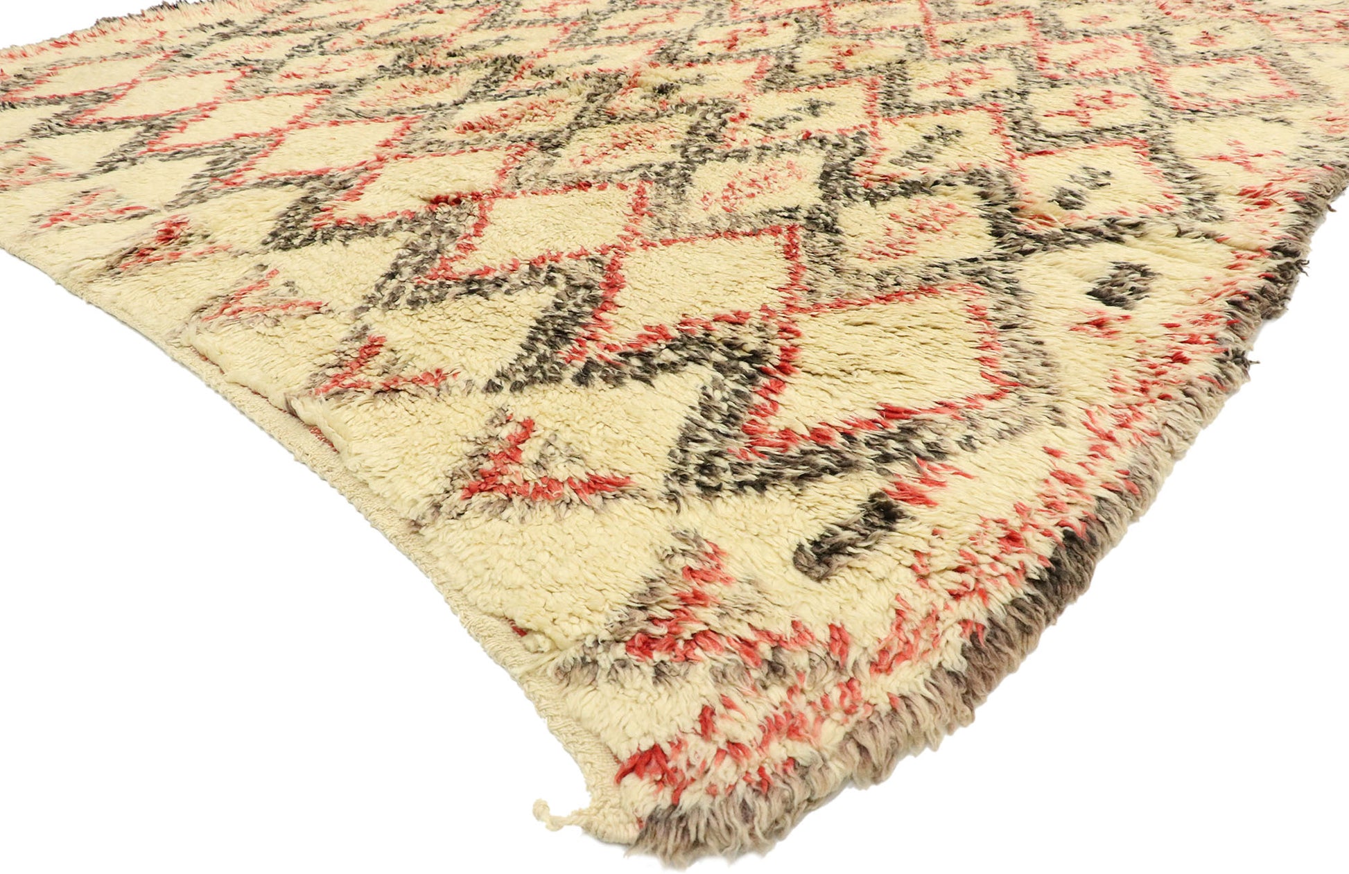 7 x 11 Vintage Moroccan Beni Ourain Rug 74509