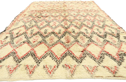 7 x 11 Vintage Moroccan Beni Ourain Rug 74509