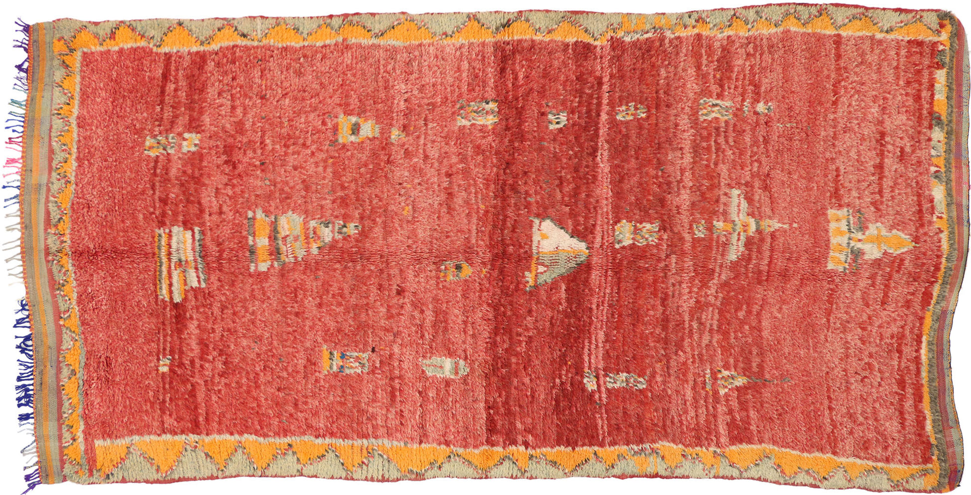5 x 9 Vintage Moroccan Rug 74517