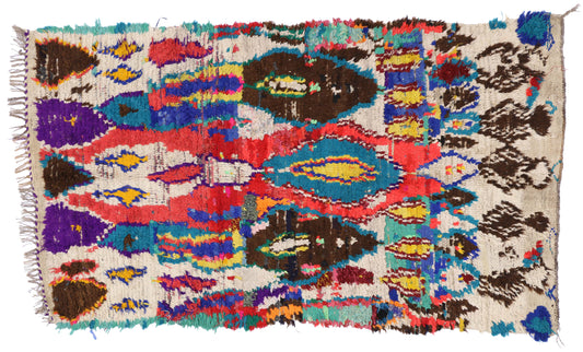 3 x 6 Vintage Moroccan Rug 74519