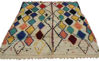 5 x 6 Vintage Moroccan Rug 74524