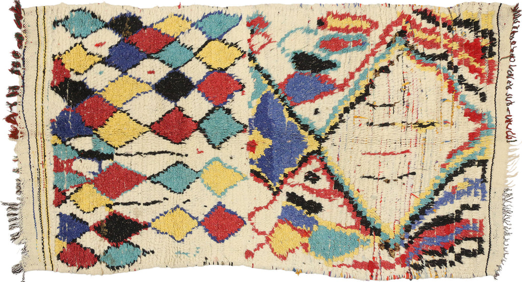 3 x 5 Vintage Moroccan Rug 74525