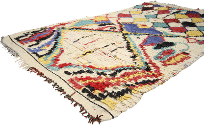 3 x 5 Vintage Moroccan Rug 74525
