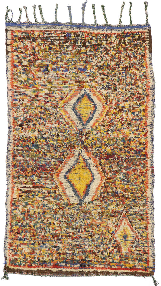 3 x 5 Vintage Moroccan Rug 74529