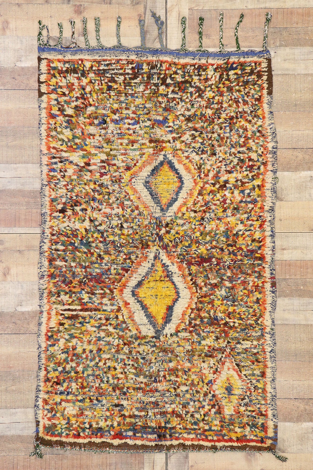 3 x 5 Vintage Moroccan Rug 74529