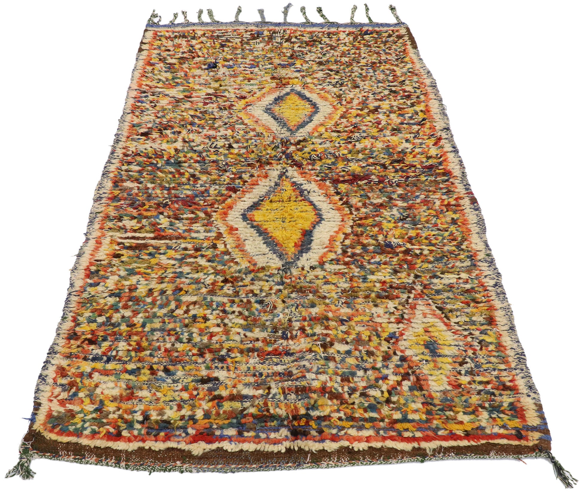 3 x 5 Vintage Moroccan Rug 74529