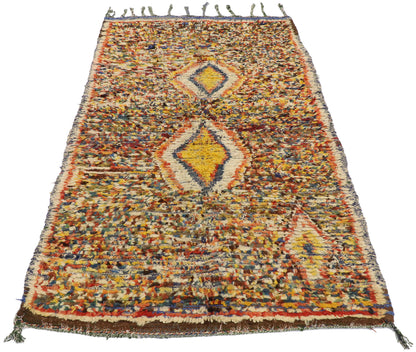 3 x 5 Vintage Moroccan Rug 74529