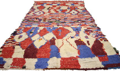4 x 7 Vintage Moroccan Rug 74530