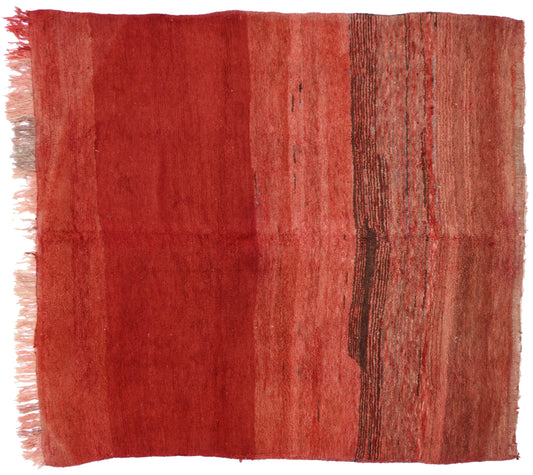 7 x 8 Vintage Moroccan Rug 74538