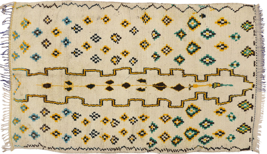 5 x 8 Vintage Moroccan Azilal Rug 74543