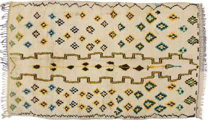5 x 8 Vintage Moroccan Azilal Rug 74543