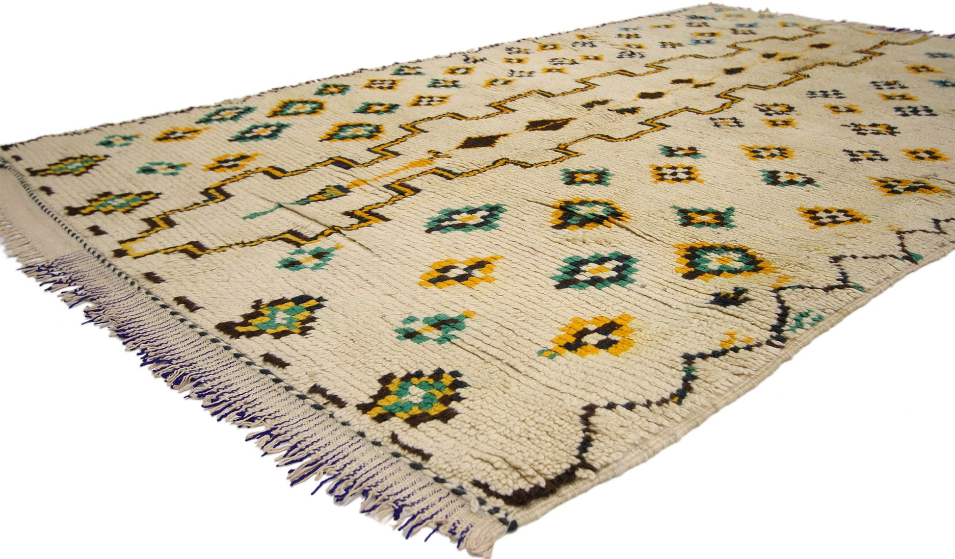 5 x 8 Vintage Moroccan Azilal Rug 74543