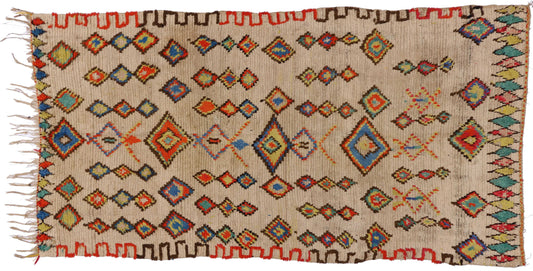 4 x 8 Vintage Moroccan Rug 74549