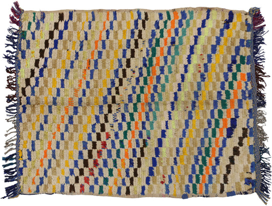3 x 4 Vintage Moroccan Rug 74553