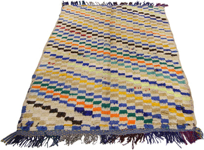 3 x 4 Vintage Moroccan Rug 74553