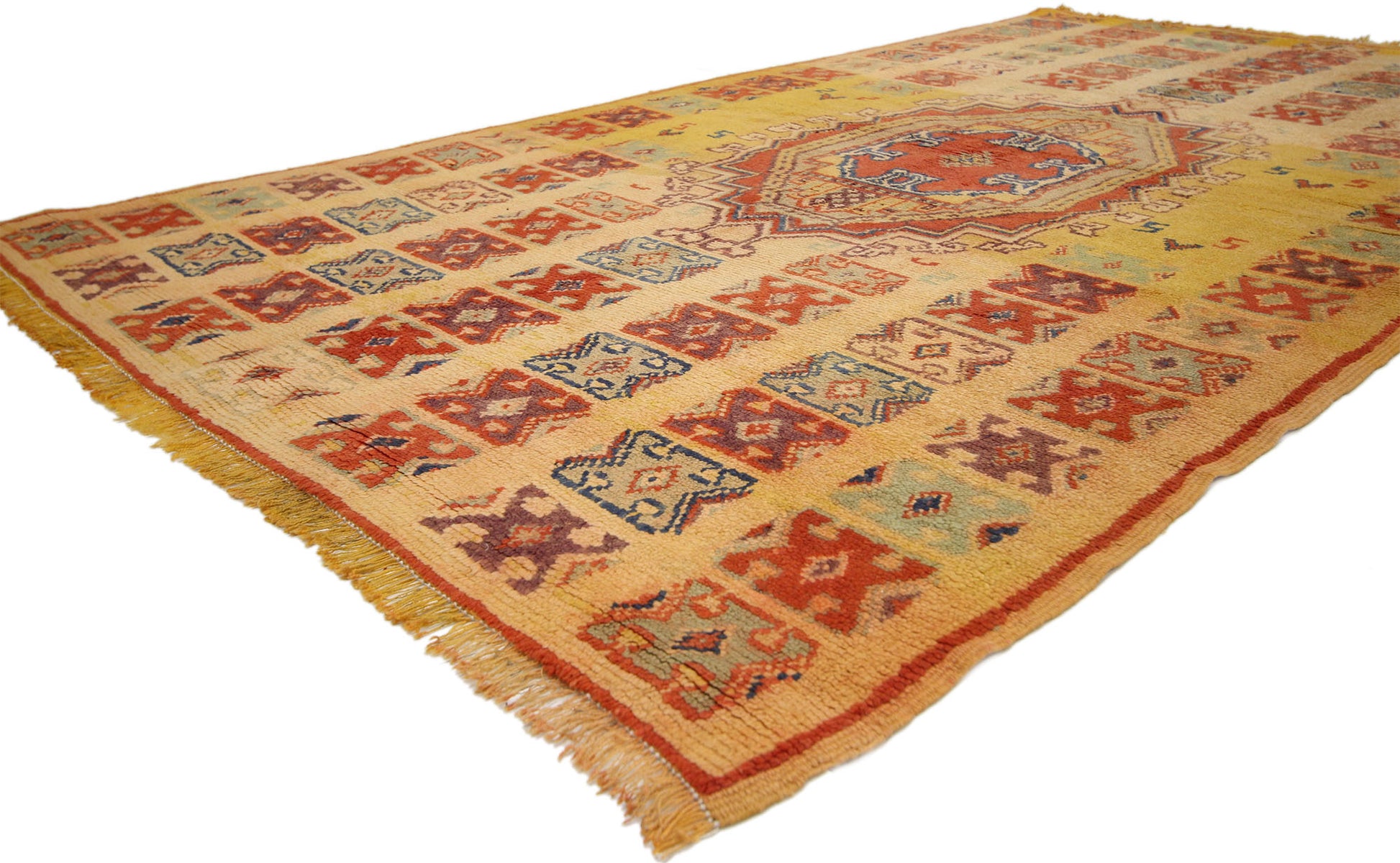 5 x 8 Vintage Moroccan Rug 74555