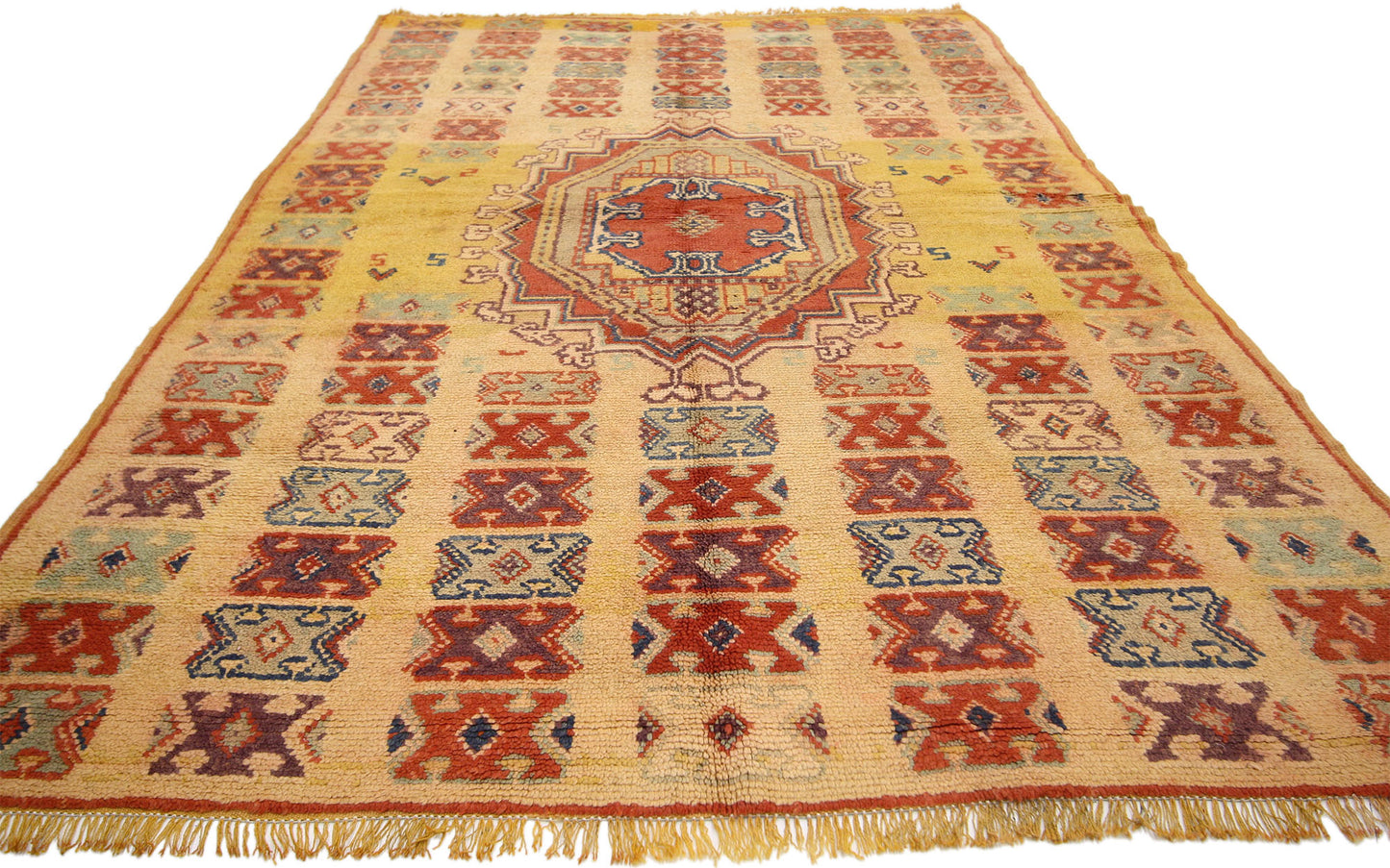 5 x 8 Vintage Moroccan Rug 74555