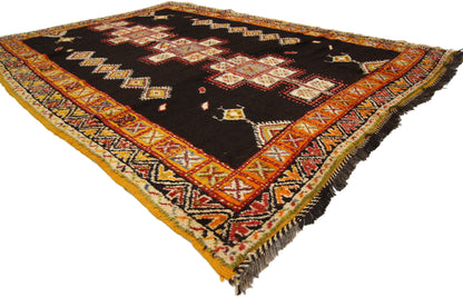 5 x 6 Vintage Moroccan Rug 74556