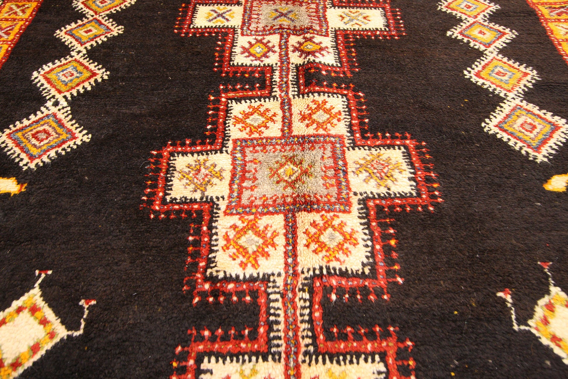 5 x 6 Vintage Moroccan Rug 74556