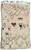 4 x 6 Vintage Moroccan Azilal Rug 74557