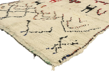 4 x 6 Vintage Moroccan Azilal Rug 74557