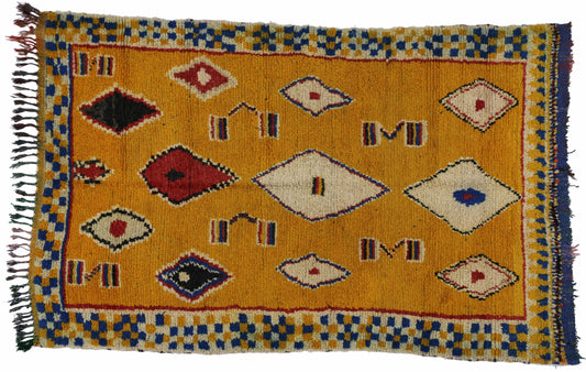 4 x 6 Vintage Moroccan Rug 74558