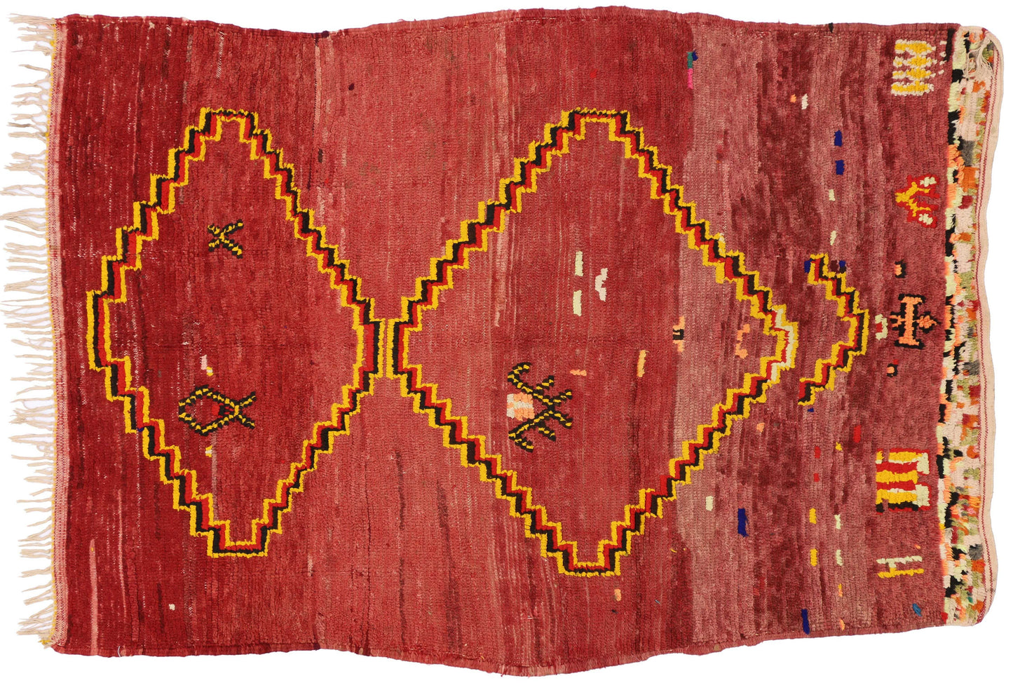 4 x 6 Vintage Moroccan Rug 74559