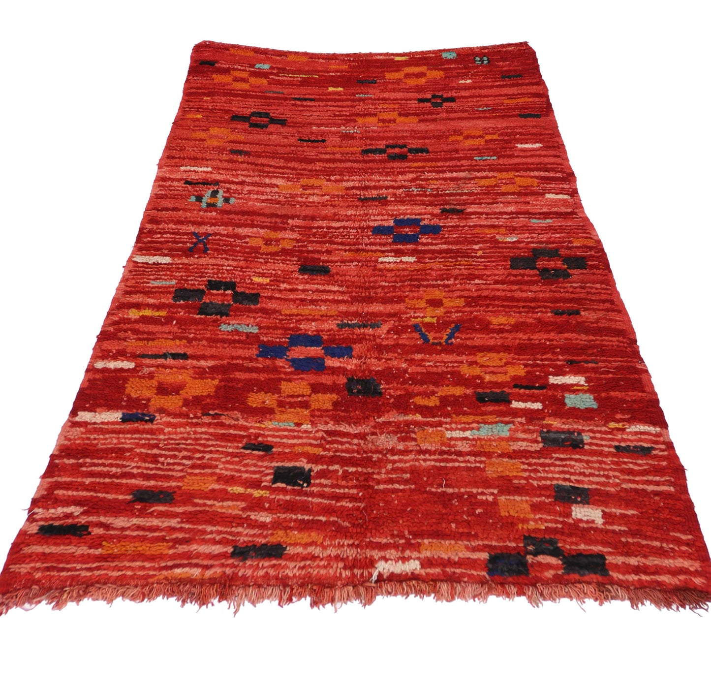 4 x 7 Vintage Moroccan Rug 74560