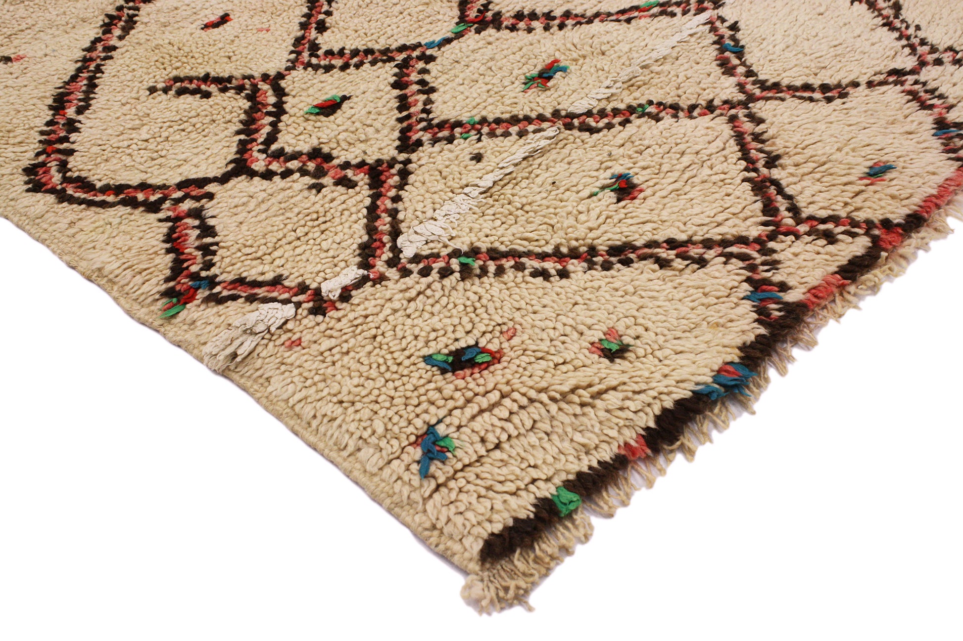3 x 6 Vintage Talsint Moroccan Rug 74569