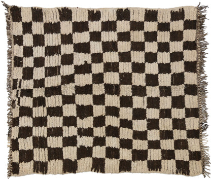 4 x 5 Vintage Moroccan Rug 74571