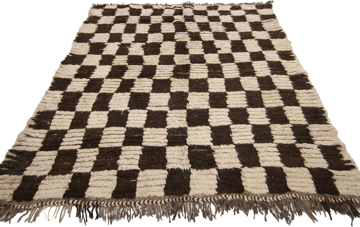 4 x 5 Vintage Moroccan Rug 74571