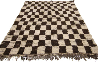 4 x 5 Vintage Moroccan Rug 74571
