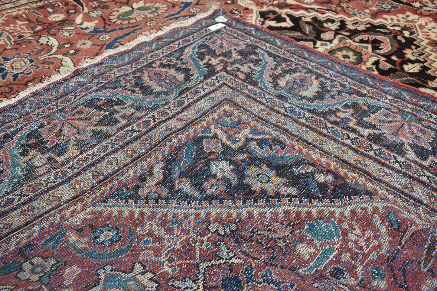 11 x 13 Vintage Persian Mahal Rug 74573
