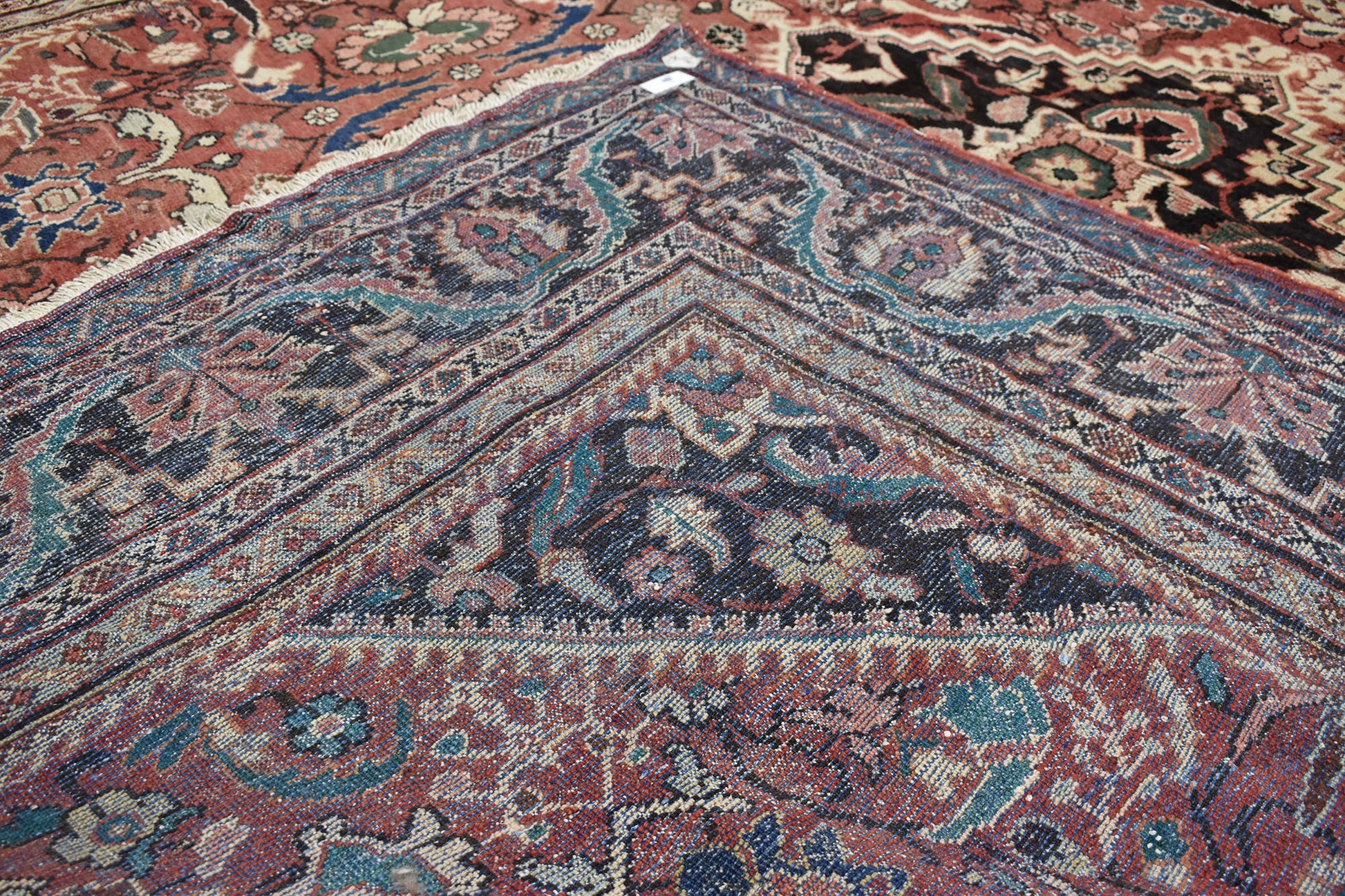 11 x 13 Vintage Persian Mahal Rug 74573