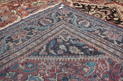 11 x 13 Vintage Persian Mahal Rug 74573