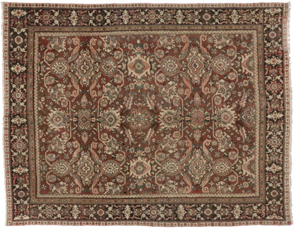 9 x 11 Vintage Persian Mahal Rug 74577