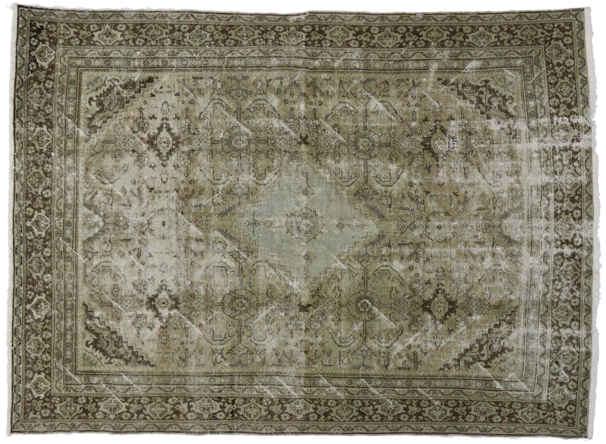 9 x 12 Antique Mahal Rug 74578