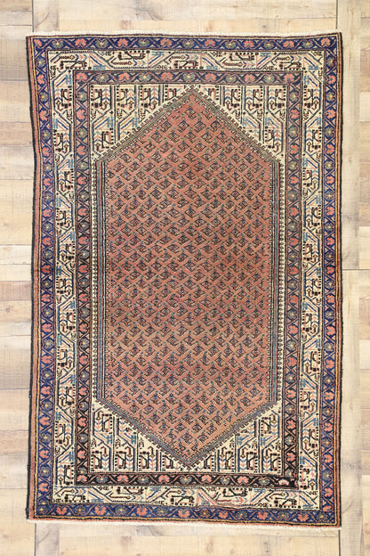 4 x 7 Vintage Persian Mahal Rug 74580