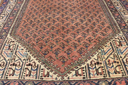 4 x 7 Vintage Persian Mahal Rug 74580