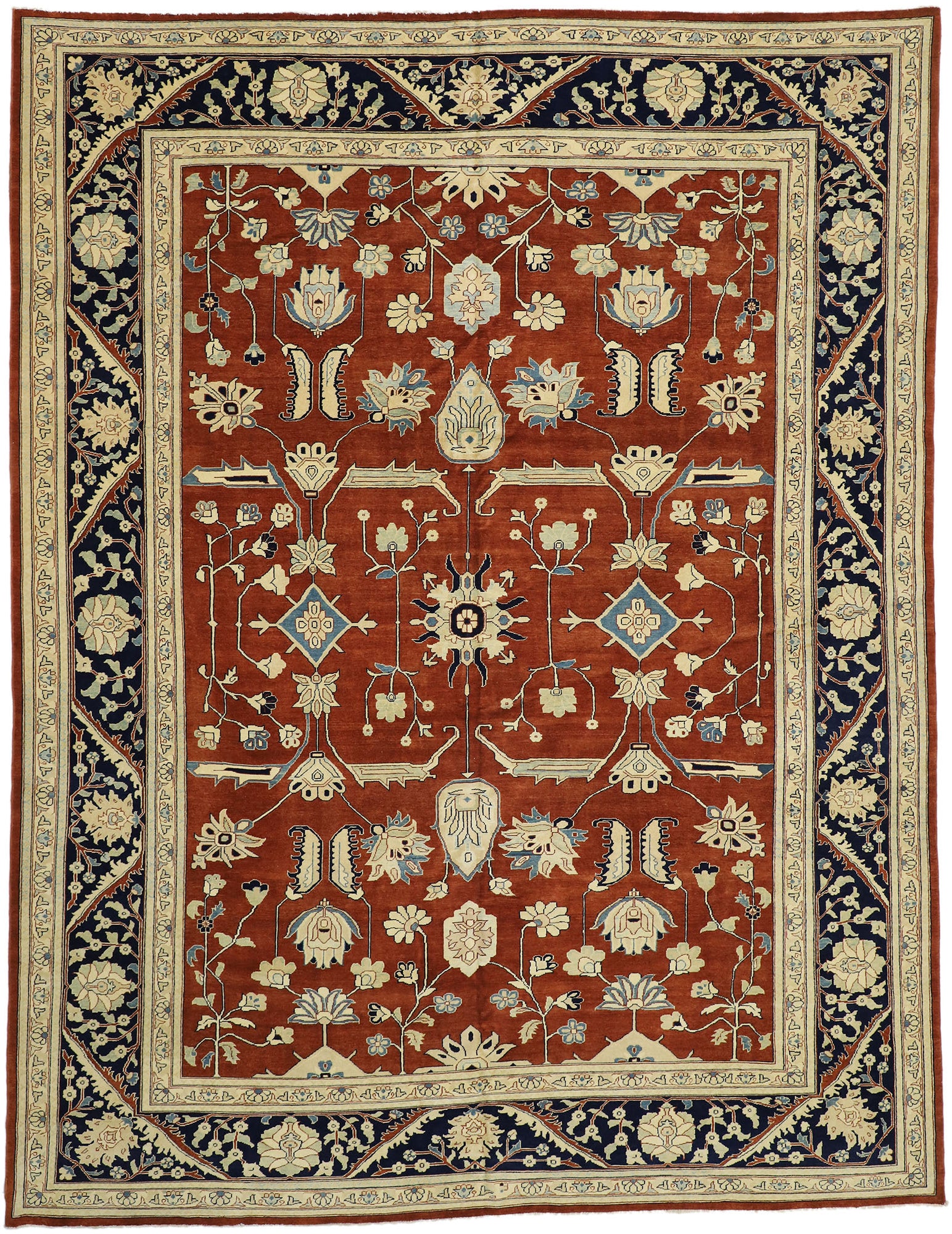 11 x 15 Vintage Pakistani Rug 74583